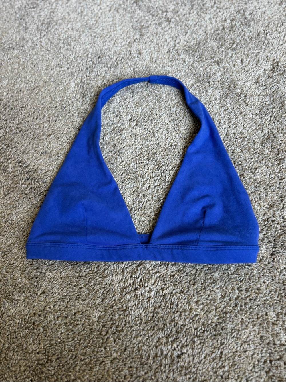 CSB Royal blue Fade Celine Crop Bra, size small